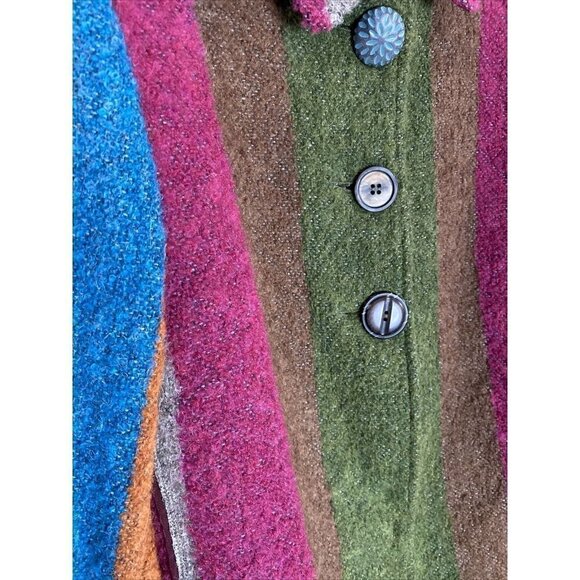 MALIPARMI Striped Colorful Stripped Jacket US 6 BRAND NEW Retail:$670 - Picture 5 of 12